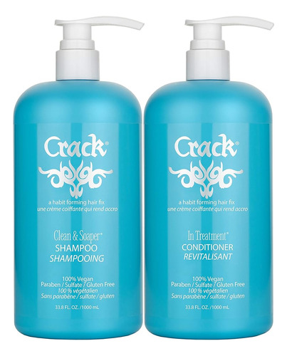 Crack Hair Fix - Crack Clean & Soaper Shampoo & In Treatment