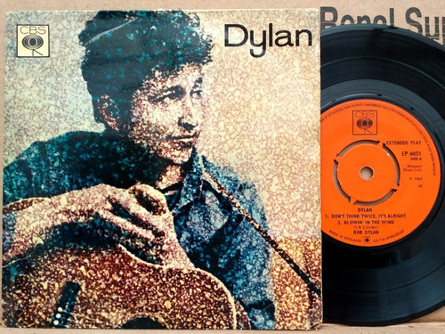 Bob Dylan - Dylan - Simple Vinilo Ep 45 Rpm Ingles Año 1965