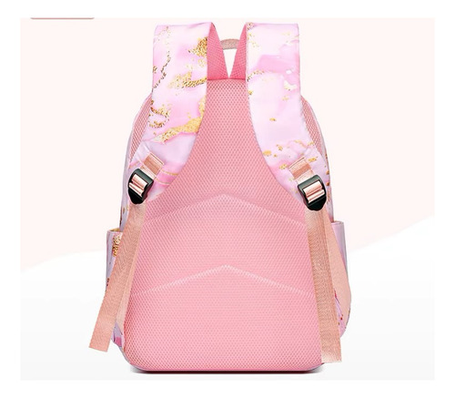 Mochila Stitch Set De 3 Pzas Escolar Primaria Verde Claro Estampado