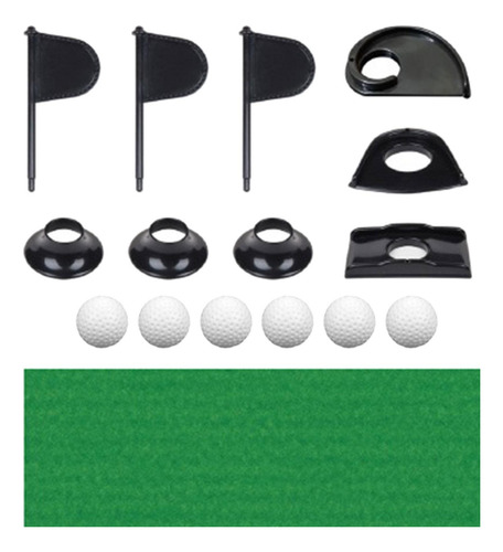 Kids Toy Golf Club Set, Con Bandera, Con Bolsas De Práctica