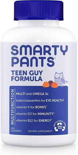 Smartypants Teen Guy Multivitaminas Salud Ocular Osea Inmuno