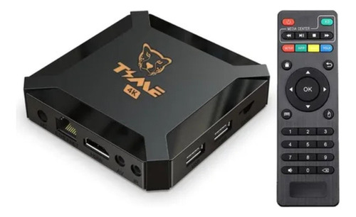 Tv Box 1+8gb Cpu H313 Android10.0 Time Negro Estándar