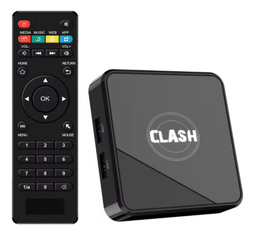 Tv Box Smart Tv Convertidor Premium Xs97 8gb 4k Android Tv Negro Estándar