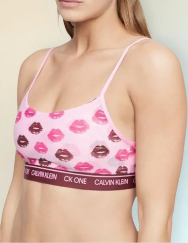 Top Calvin Klein One Kisses Fiusha - Original Y Nuevo