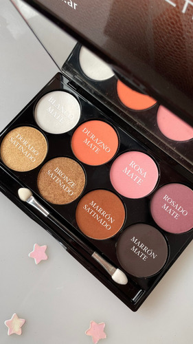 Imagen 3 de 10 de Set X4 Paletas De Rostro Profesionales Xulu Cosmeticos