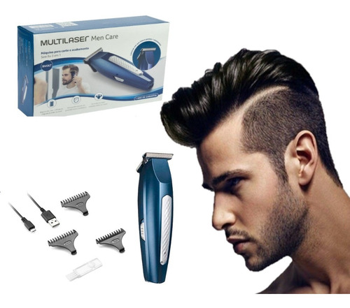 Maquina Cortar Cabelo Aparador Pelos Bateria Recarregável