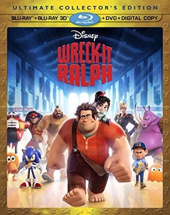 Pelicula 3d Blueray Original Wreck It Ralph