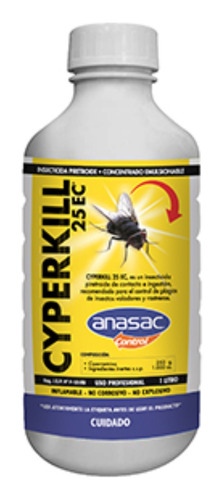 Cyperkill 25 Ec 1 Litro 