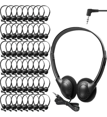 Frienda - Paquete De 48 Auriculares De Aula Con Cable Estére