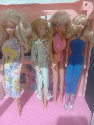 Lote De Barbies De Los 80 (Usado)