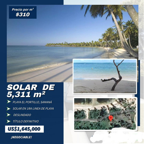 Se Vende Terreno En Portillo Las Terrenas Samana 