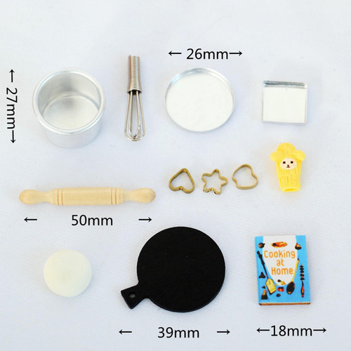 Juego De Fabricación De Horneado De Alimentos En Miniatura