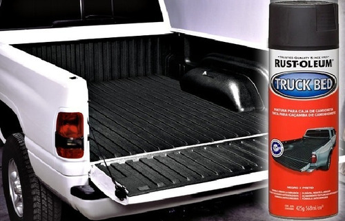Imagen 5 de 6 de Pintura En Aerosol Para Caja De Camioneta, Negro Mate
