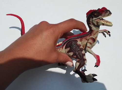 Dinosaurio Jurassic Park 3 Alpha Velociraptor Re-ak-a-tak (Usado)