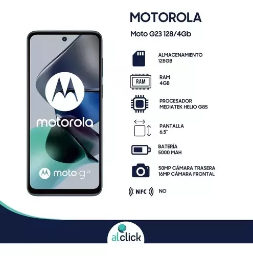 Moto g23: Sonido estéreo Dolby Atmos y pantalla HD+ - Motorola