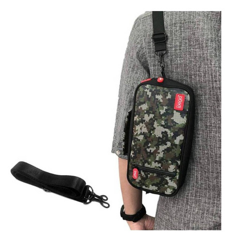 Estuche Protector Para Nintendo Switch Camuflaje