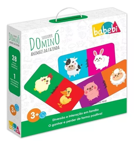 Jogo Educativo Para Alfabetização Infantil Dominó de Palavra - Bambinno -  Brinquedos Educativos e Materiais Pedagógicos