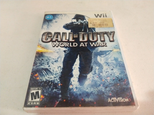 Calle Of Duty World Art War Wii (Usado)