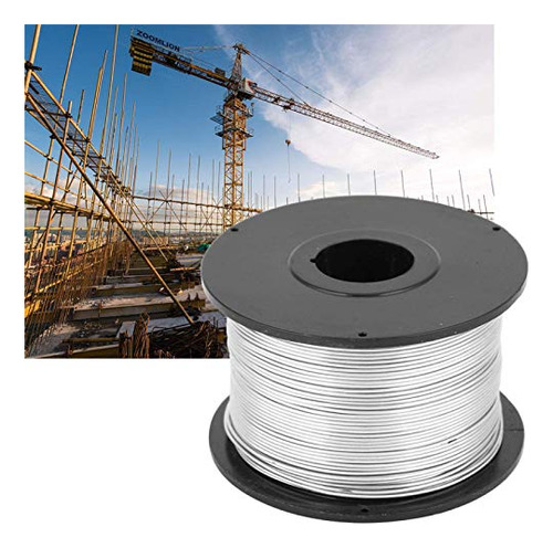Akozon 4pcs Steel Wire Wire Rebar Tie Wire 110m Length 0.8mm