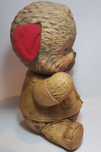 Imagen 4 de 7 de Antiguo Oso De Goma Piel Rose Ro 1855