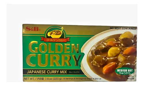 Golden Curry 220gr Médium Hot