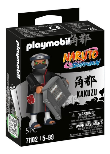 Figura Para Armar Playmobil Naruto Kakuzu 5 Piezas 3