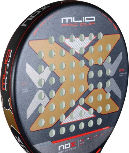Paleta Nox Ml10 Pro Cup Rough Surface Miguel Lamperti 2025 Negro