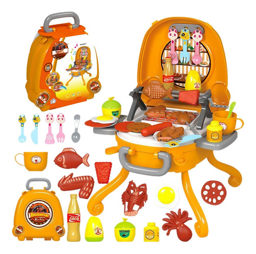 Set De Juego De Cocina Portátil De 39 Piezas