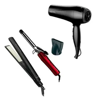 Comprar Combo Secador D Pelo+ Planchita Pelo Gama+ Buclera Remington