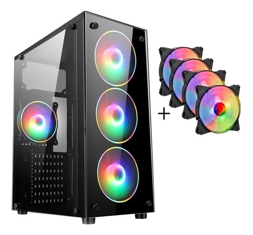 Pc Gamer Intel Core I5 8gb Ssd 256gb Placa Vídeo 4gb Ddr5