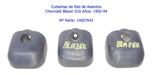 Cubiertas Riel De Asientos Chevrolet Blazer S10 1992-94 (2)