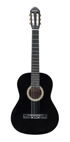 Imagen 4 de 5 de Guitarra Clásica Memphis 851 Negro Con Funda