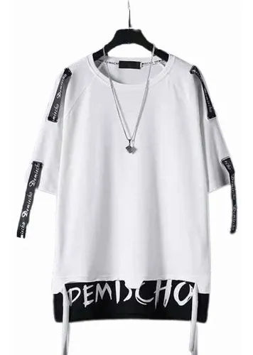 Polera Rock Moda Hip Hop Estilo Manga Corta Camisetas Hombre