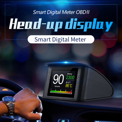V Display Frontal Inteligente, Velocímetro Digital Obdii 2,