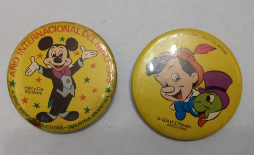  Prendendor Walt Disney Vintage 1979