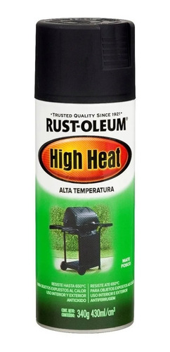 Pintura En Aerosol Rust Oleum Alta Temperatura 340gr  Imagen