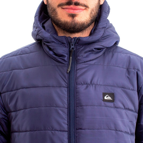 Campera Quiksilver Lifestyle Hombre Scaly Hood Azul Cli