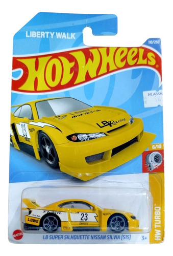 Hotwheels Lb Super Silhouette Nissan Silvia (s15) Amarillo Amarillo