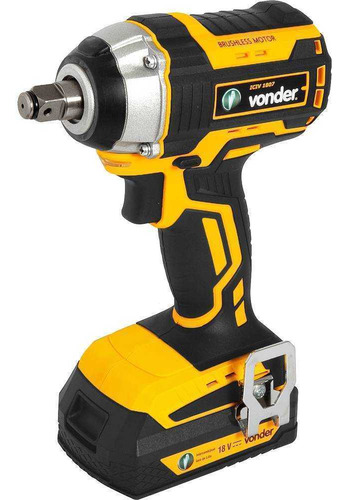 Chave Impacto Brushless +2 Bateria 4ah Carreg. Rapido Vonder