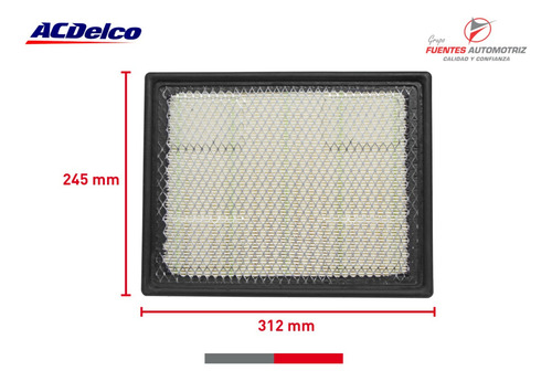 Filtro Aire Motor Para Gm Silverado 1500 V8 4.8 2012 2013