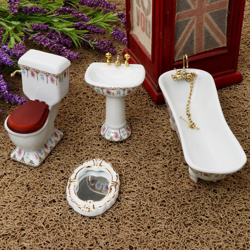 4 Piezas 1:12 Casa De Muñecas En Miniatura Accesorios De