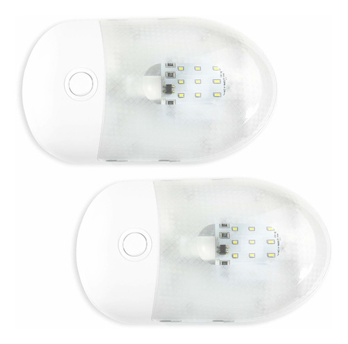 Leisure Led 2 Pack 12 5 Rv Luz Cupula Techo Iluminacion