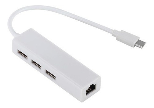 Adaptador De Tipo C A Rj45 Y Hub Usb 3.1 