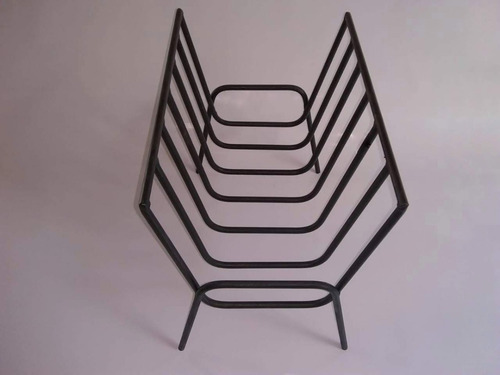 Canasto Leñero 25x40cm - Varillas 10mm Espesor