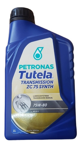 Aceite Tutela Zc 75 Synth 75w-80 Transmision Manual 1 Lt