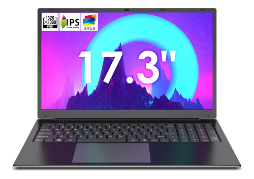 Computadora Portátil 17.3 Ssd 128gb Ram 4gb I3 Fhd 1920x10