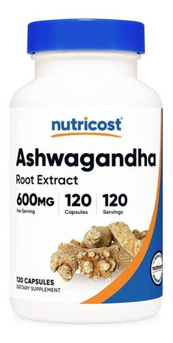 Original Nutricost Ashwagandha Herbal 600mg, 120 Cap