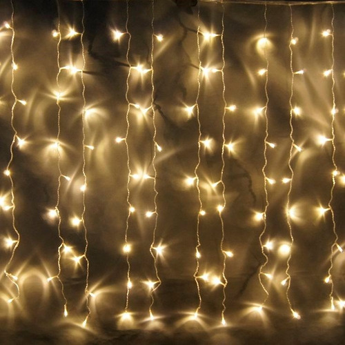 Imagen 8 de 8 de Cortina Led 164 Luces 11 Tiras 2x2 Mts 220v Interconectable