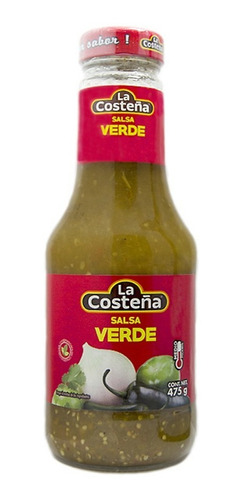 Salsa Verde La Costeña X 475 Gr Mexico