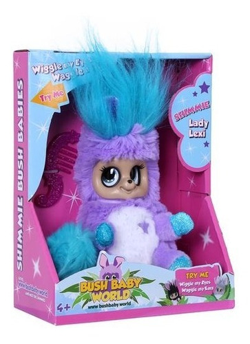 Peluche Con Jopo Lady Lexi Bush Baby World Original